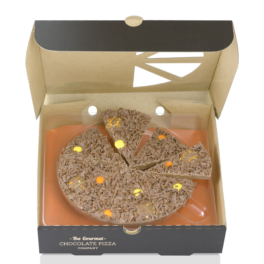 Peanut butter 7" Gourmet Chocolate Pizza - Chocolate Gift